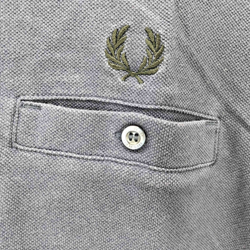 フレッドペリー FRED PERRY 胸ポケット クルーネック半袖Tシャツ メンズ JPN:M