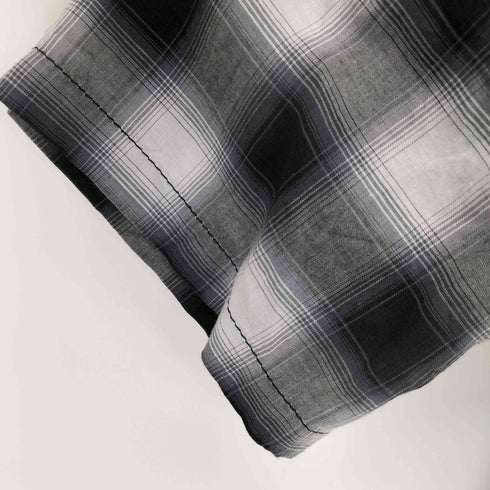 コムデギャルソンオム COMME des GARCONS HOMME AD2009 オンブレ半袖チェックシャツ メンズ JPN:M
