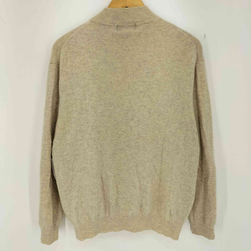 カシミヤウール モックネック ニット メンズ LL