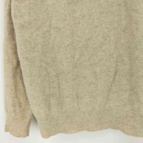 カシミヤウール モックネック ニット メンズ LL