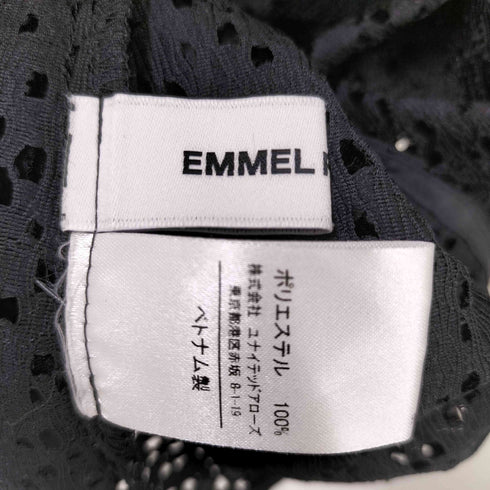 エメルリファインズ EMMEL REFINES レースラッフルブラウス レディース FREE