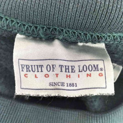 フルーツオブザルーム FRUIT OF THE LOOM 刺繍ラグランスウェット メンズ JPN:L