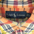 ラルフローレン RALPH LAUREN ノーポニー ボタンダウンプルオーバーチェックシャツ メンズ import:L