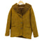 DIBI DONNA SHEARLING イタリア製 クロスステッチ スウェード ムートン コート レディース EUR:40