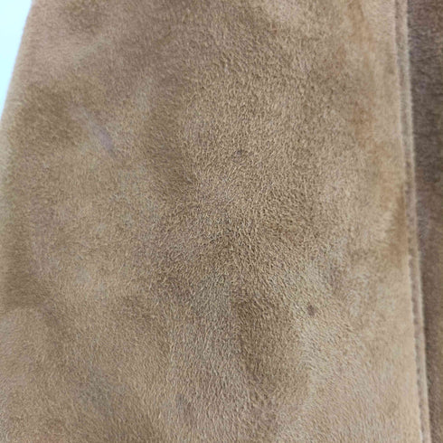 DIBI DONNA SHEARLING イタリア製 クロスステッチ スウェード ムートン コート レディース EUR:40