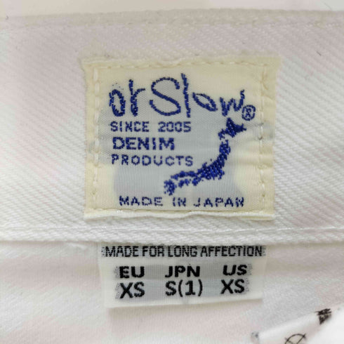 オアスロウ orSlow IVY FIT WHITE DENIM メンズ S 1