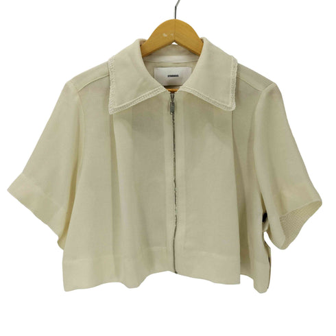 ステュディオス STUDIOUS Cropped Mesh Shirt レディース FREE
