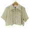 ステュディオス STUDIOUS Cropped Mesh Shirt レディース FREE