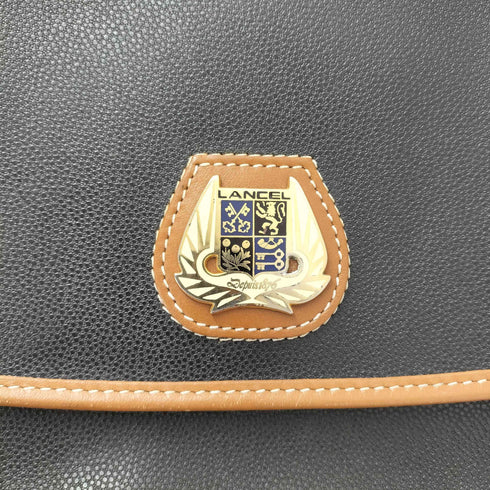 ランセル LANCEL MADE IN FRANCE レザーショルダーバッグ メンズ