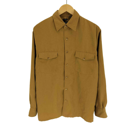 ジョージズ GEORGE SUEDED フェイクスウェード ボックスシルエット レギュラーカラーシャツ メンズ import:S