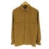 ジョージズ GEORGE SUEDED フェイクスウェード ボックスシルエット レギュラーカラーシャツ メンズ import:S