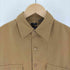 ジョージズ GEORGE SUEDED フェイクスウェード ボックスシルエット レギュラーカラーシャツ メンズ import:S