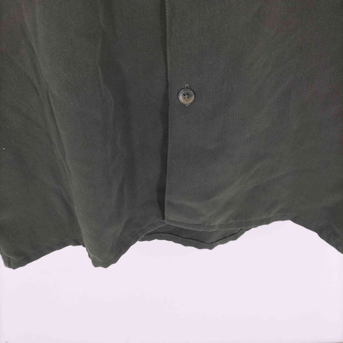 ジョージズ GEORGE SUEDED フェイクスウェード ボックスシルエット レギュラーカラーシャツ メンズ import:S