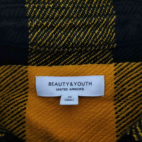 ビューティーアンドユースユナイテッドアローズ BEAUTY & YOUTH UNITED ARROWS ブロックチェックウエスタンシャツ メンズ JPN:S
