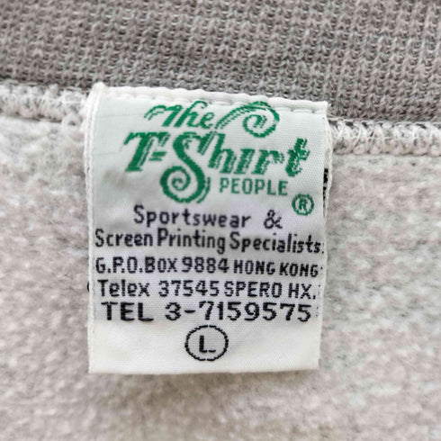 THE T-SHIRT PEOPLE 60-70S HONG KONG 虎 霜降り ラグランスリーブ スウェット メンズ JPN:L