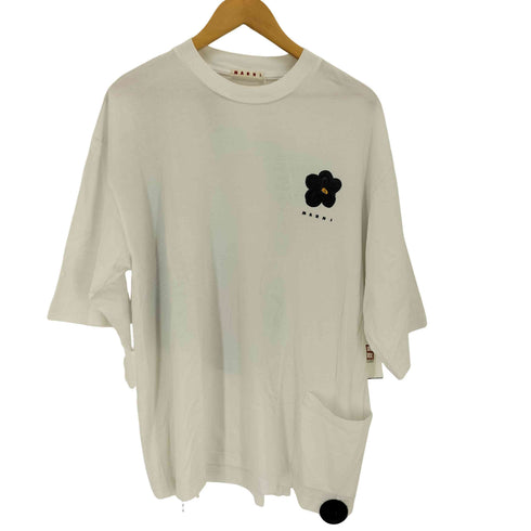 マルニ MARNI DAISYプリント クルーネックTシャツ メンズ 52