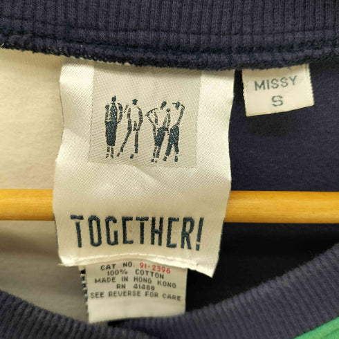 TOGETHER マルチカラー コットン スウェットカーディガン メンズ JPN:S