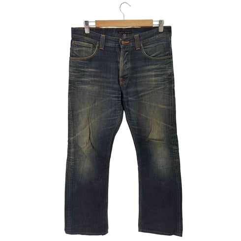 ヌーディージーンズ Nudie Jeans REGULAR ALF HARD WORN レギュラーアルフ オーガニックデニムパンツ ボタンフライ メンズ 32/32