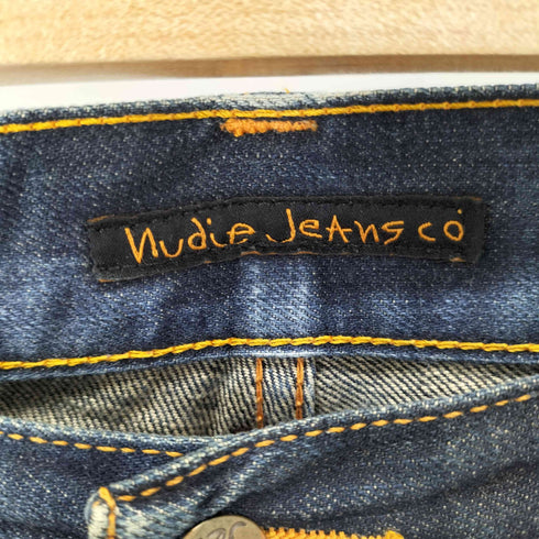 ヌーディージーンズ Nudie Jeans REGULAR ALF HARD WORN レギュラーアルフ オーガニックデニムパンツ ボタンフライ メンズ 32/32
