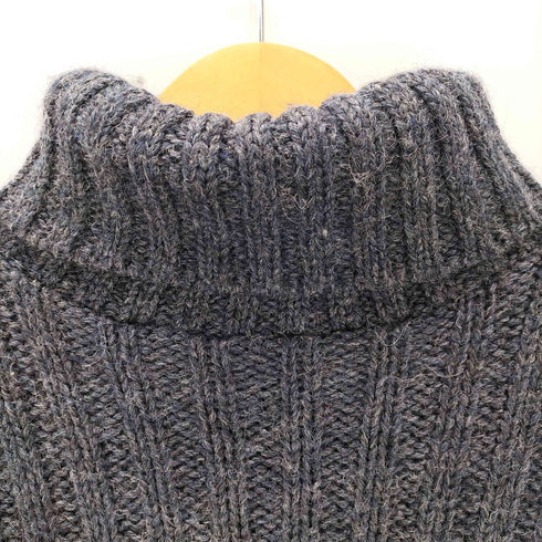 Inis Crafts アイルランド製フィッシャーマンハイネックニット メンズ JPN:M