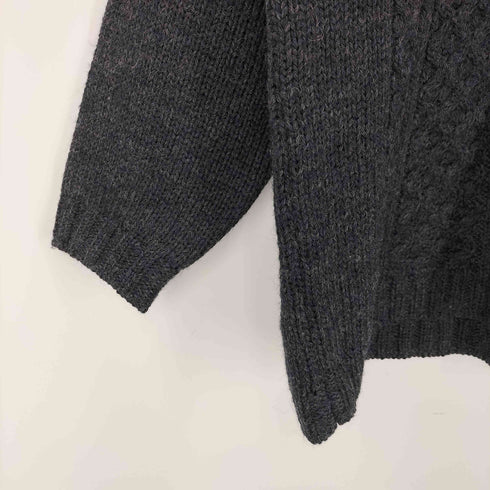 Inis Crafts アイルランド製フィッシャーマンハイネックニット メンズ JPN:M