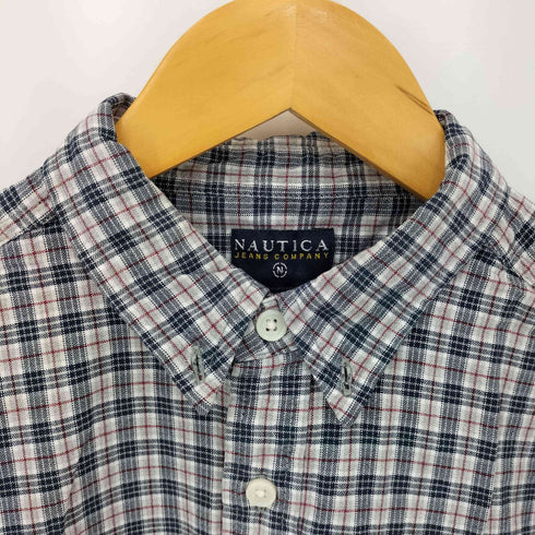 ノーティカ NAUTICA MADE IN INDIA チェックコットンBDシャツ メンズ import:M
