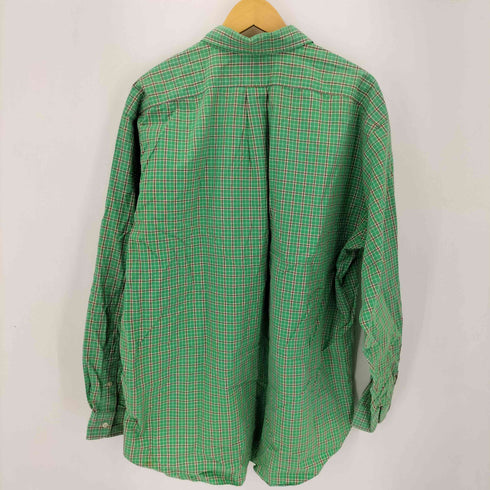 ラルフローレン RALPH LAUREN CLASSIC FIT スモールポニー刺繍チェックコットンBDシャツ メンズ import:XXL