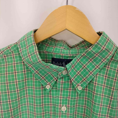 ラルフローレン RALPH LAUREN CLASSIC FIT スモールポニー刺繍チェックコットンBDシャツ メンズ import:XXL