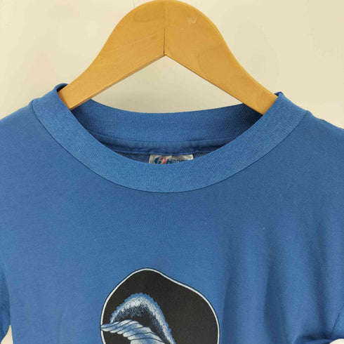 90S Hanes Fifty-Fifty ボディ USA製 WAILEA BEACH CLUB MAUI 貝 シェル プリント Tシャツ シングルステッチ メンズ import:S