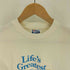 90S Hanes BEEFY-T ボディ USA製 Life's Greatest Beach WAIKIKI プリント Tシャツ レディース import:S