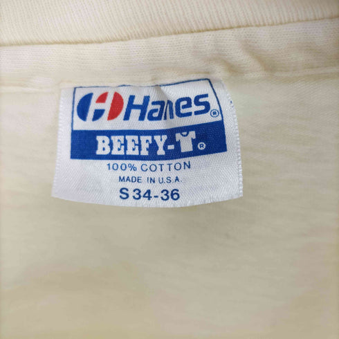 90S Hanes BEEFY-T ボディ USA製 Life's Greatest Beach WAIKIKI プリント Tシャツ レディース import:S