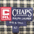 チャップス CHAPS チェック柄 ボタンダウン コットン BIG & TALL ロングスリーブシャツ メンズ XLT