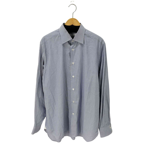 ERMENEGILDO ZEGNA ストライプオーバーサイズシャツ ドレスシャツ メンズ 43/17