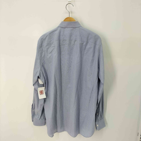 ERMENEGILDO ZEGNA ストライプオーバーサイズシャツ ドレスシャツ メンズ 43/17
