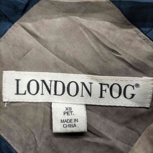 ロンドンフォグ LONDON FOG 裏地キルティング比翼ジップジャケット レディース JPN:XS
