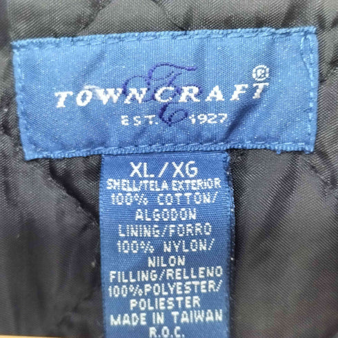 TOWN CRAFT 80-90s チェック柄 キルティング裏地 シャツジャケット メンズ import:XL