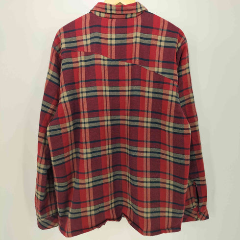 ヴォルコム VOLCOM 80-90s チェック柄 キルティング裏地 シャツジャケット メンズ import:XL