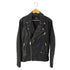 ザラ ZARA フェイクレザーダブルライダース メンズ import:L