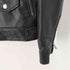 ザラ ZARA フェイクレザーダブルライダース メンズ import:L