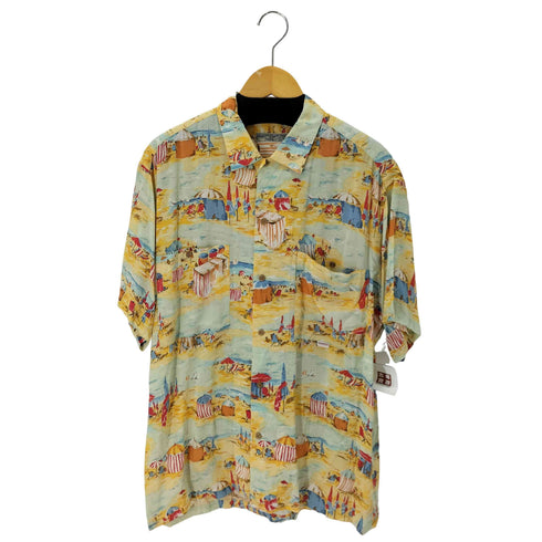 パパス papas S/S アロハシャツ ハワイアンシャツ レーヨン100 メンズ import:M
