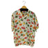 パパス papas S/S アロハシャツ ハワイアンシャツ レーヨン100 花柄 メンズ import:M
