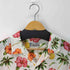 パパス papas S/S アロハシャツ ハワイアンシャツ レーヨン100 花柄 メンズ import:M