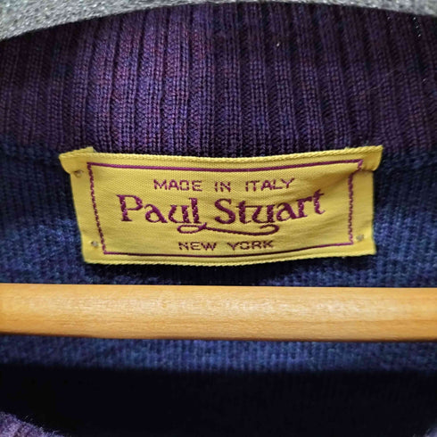 ポールスチュアート Paul Stuart フルジップアップウールセーター メンズ