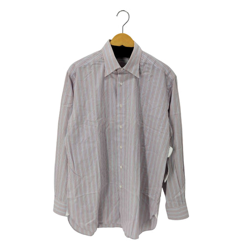ERMENEGILDO ZEGNA ストライプオーバーサイズシャツ ドレスシャツ メンズ 43/17