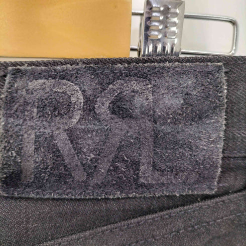ダブルアールエルラルフローレン RRL RALPH LAUREN MADE IN USA LOW STRAIGHT BLACK ON BLACK DENIM PANTS スリムデニムパンツ メンズ 29×30