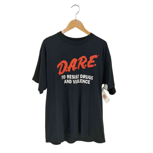 フルーツオブザルーム FRUIT OF THE LOOM DRUG ABUSE RESISTANCE EDUCATION クルーネックTシャツ メンズ import:XL