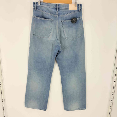 グラフペーパー Graphpaper Selvage Denim Five Pocket Wide Straight Pants LIGHT FADE メンズ JPN:3