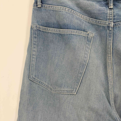 グラフペーパー Graphpaper Selvage Denim Five Pocket Wide Straight Pants LIGHT FADE メンズ JPN:3
