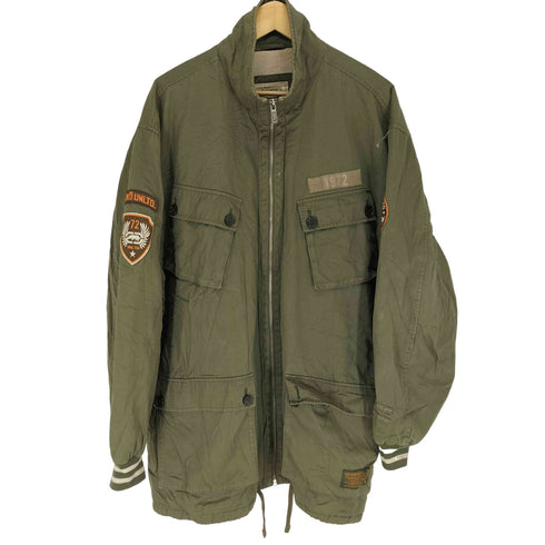 エコーアンリミテッド ECKO UNLTD 中綿入り ミリタリージャケット メンズ 2XL