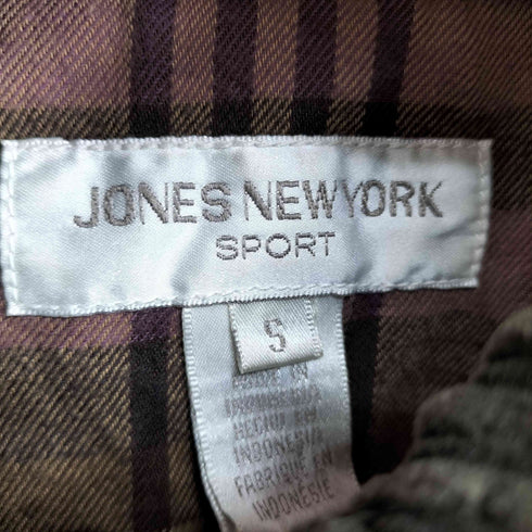 ジョーンズニューヨーク JONES NEW YORK 90s 裏地チェック コーデュロイジャケット メンズ JPN:S